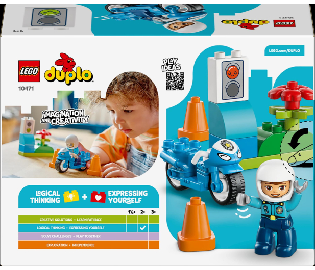 LEGO DUPLO 10471 Niebieski motocykl policyjny - 1473393 - zdjęcie 14
